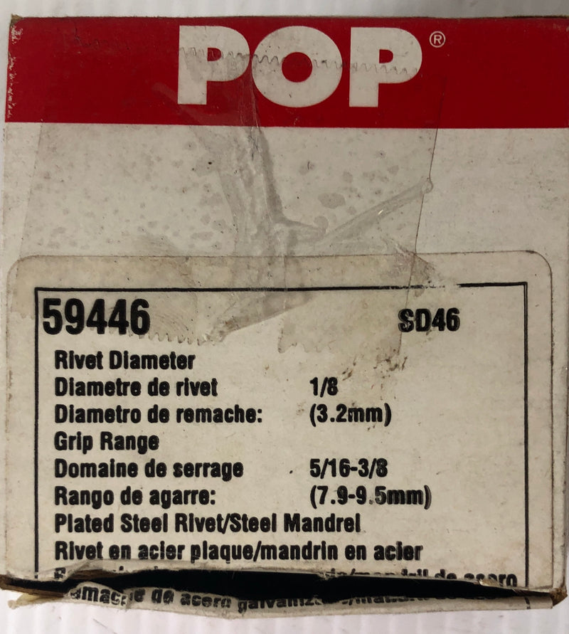 Pop Blind Rivets 59446 Box of 80