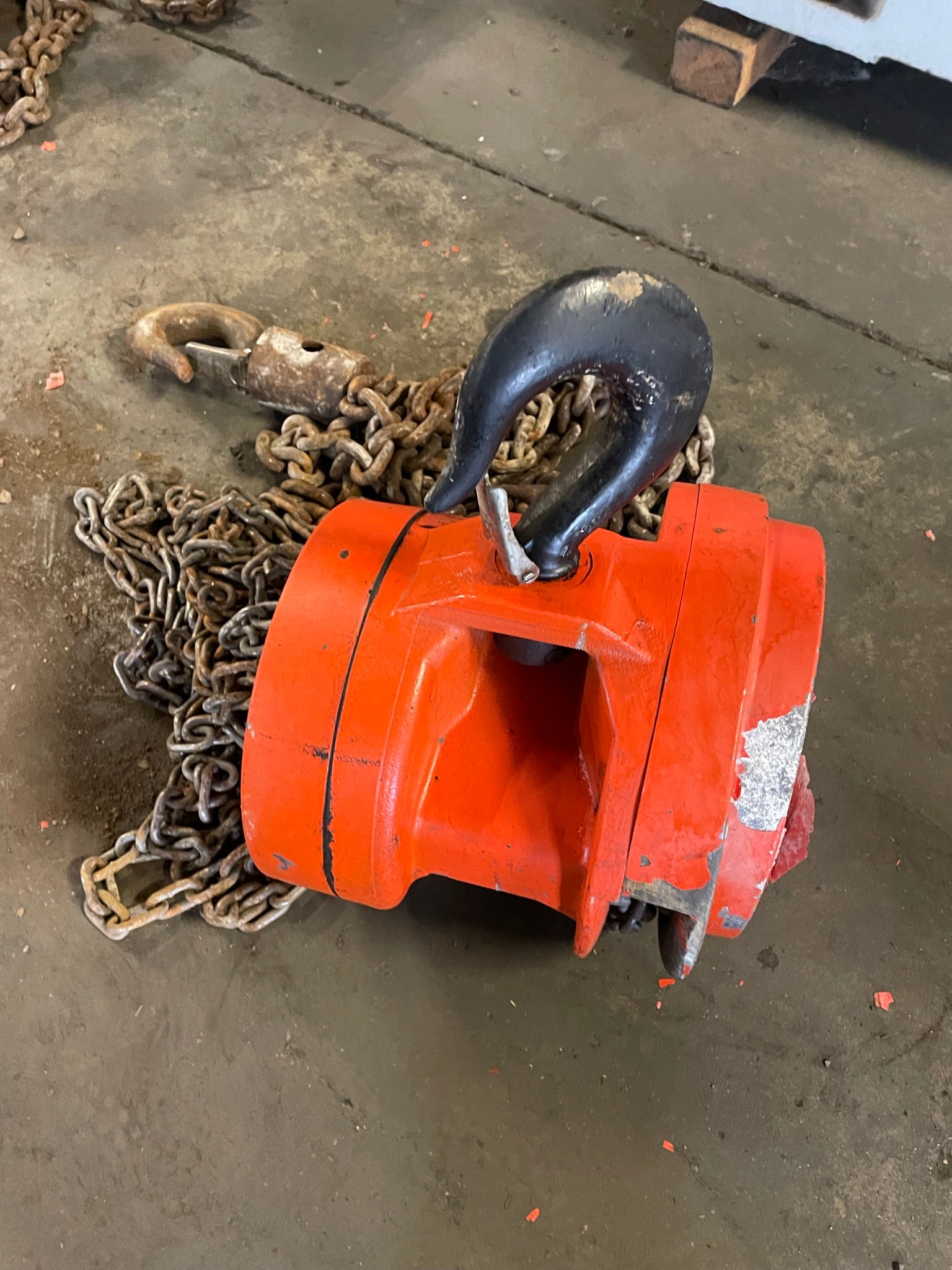 CM Cyclone 2 Ton Manual Chain Fall Hoist with Load Limiter S5831TB