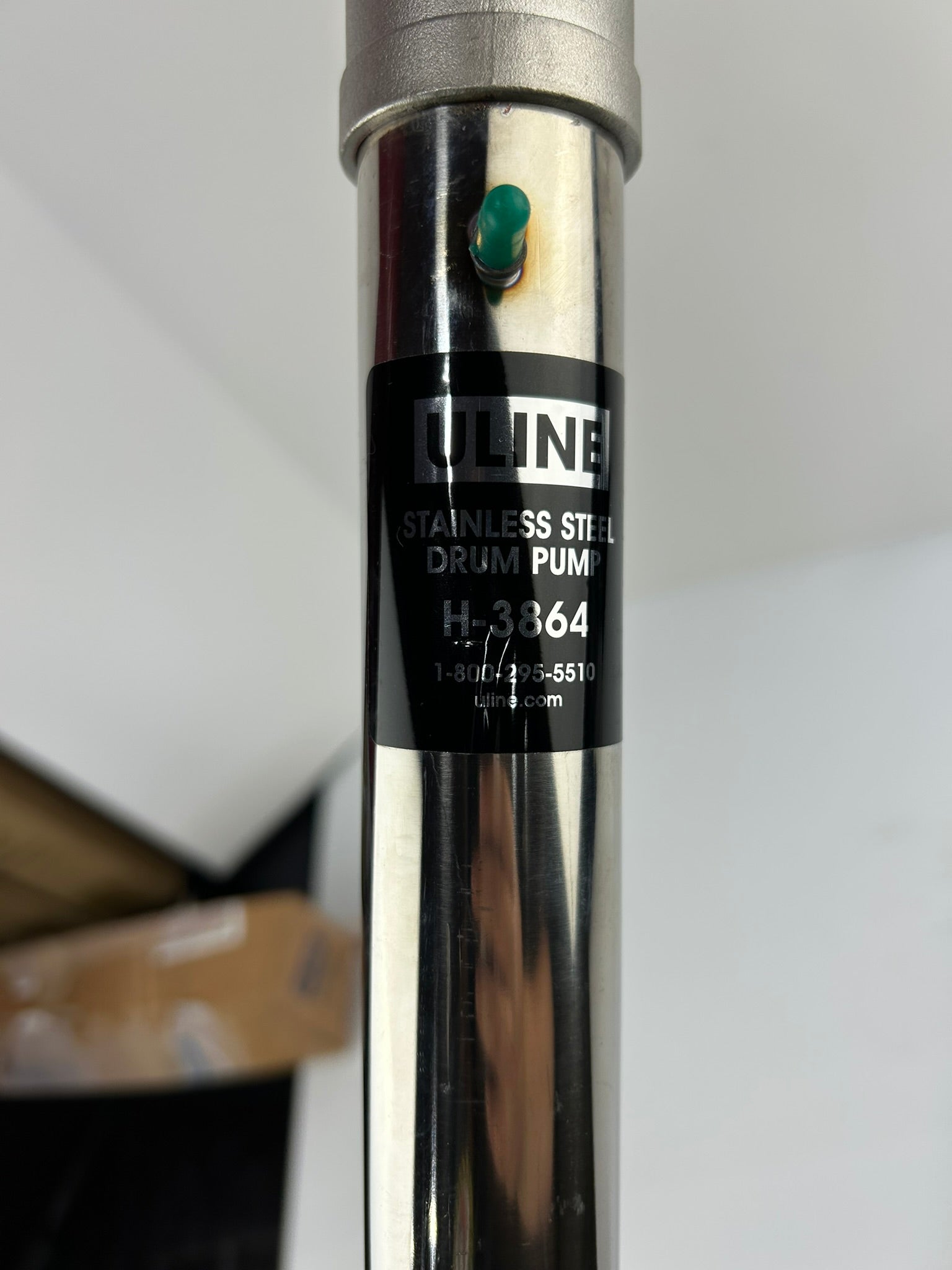 Uline H3864 Stainless Steel Hand Drum Pump