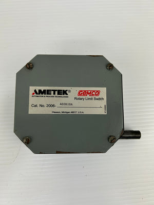 AMETEK GEMCO 2006-402R10A Rotary Limit Switch