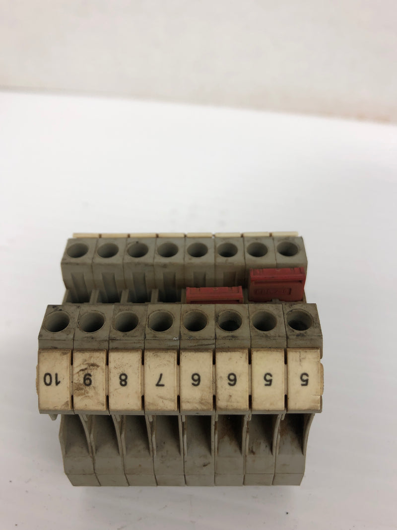 Phoenix Contact UT4 Terminal Block 600V 30A 8P - Lot of 24