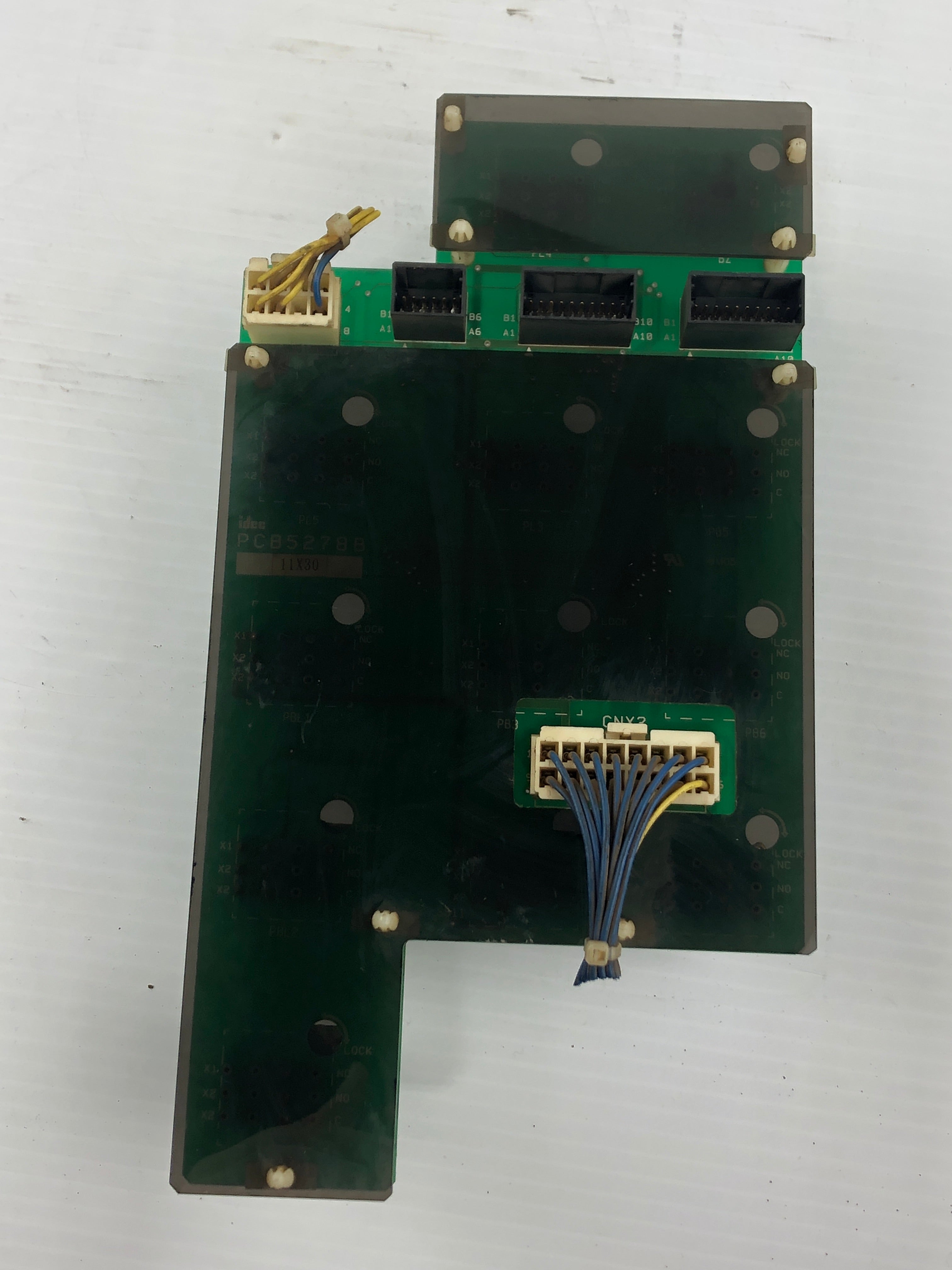 Idec PCB5278B Safety Switch Circuit Board with Push Buttons