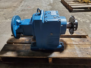 SEW Eurodrive R87AM213/215 Helical Gear Reducer Gearbox 27.84:1 63 RPM