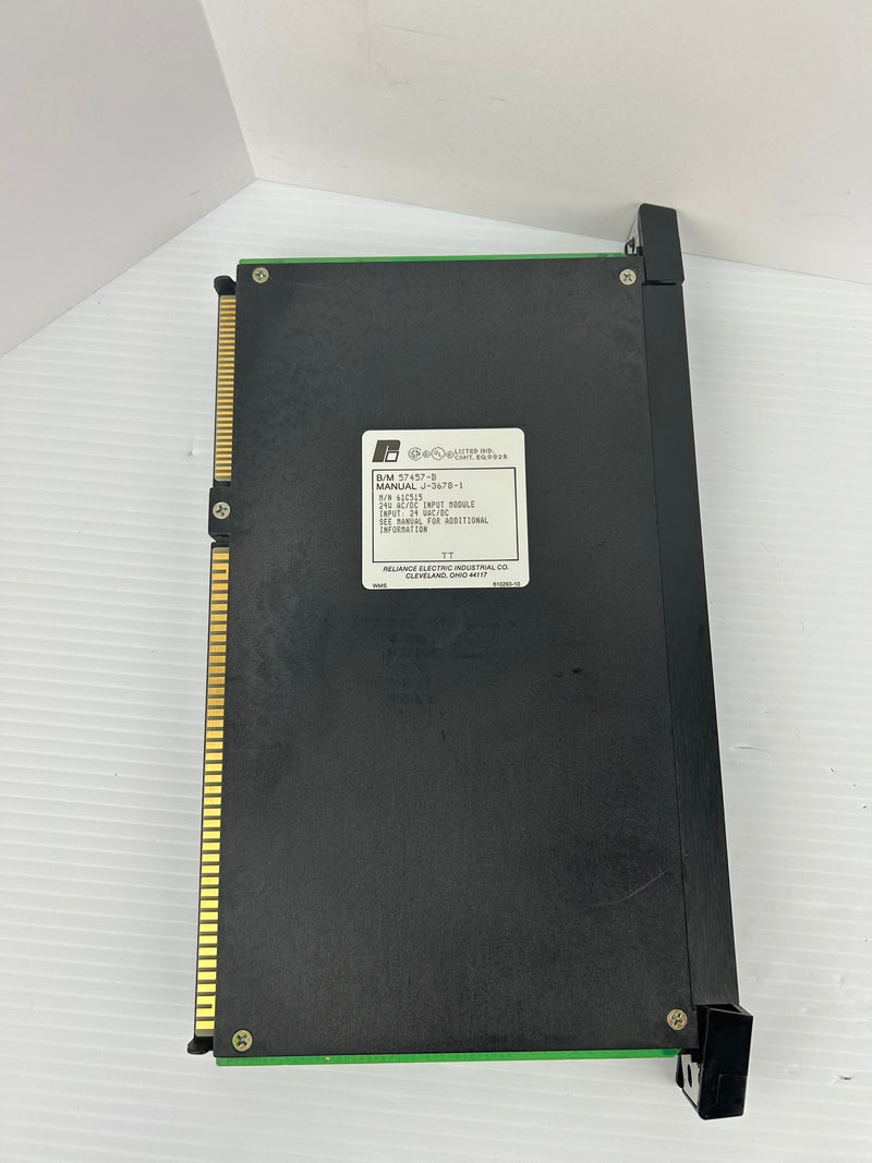 Reliance Electric 61C515 24V AC/DC Input Module 57457-B J-3678-1