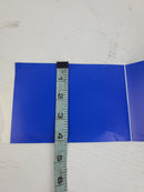 Blank Inventory Rectangle Labels Royal Blue 4 x 6" - Partial Roll