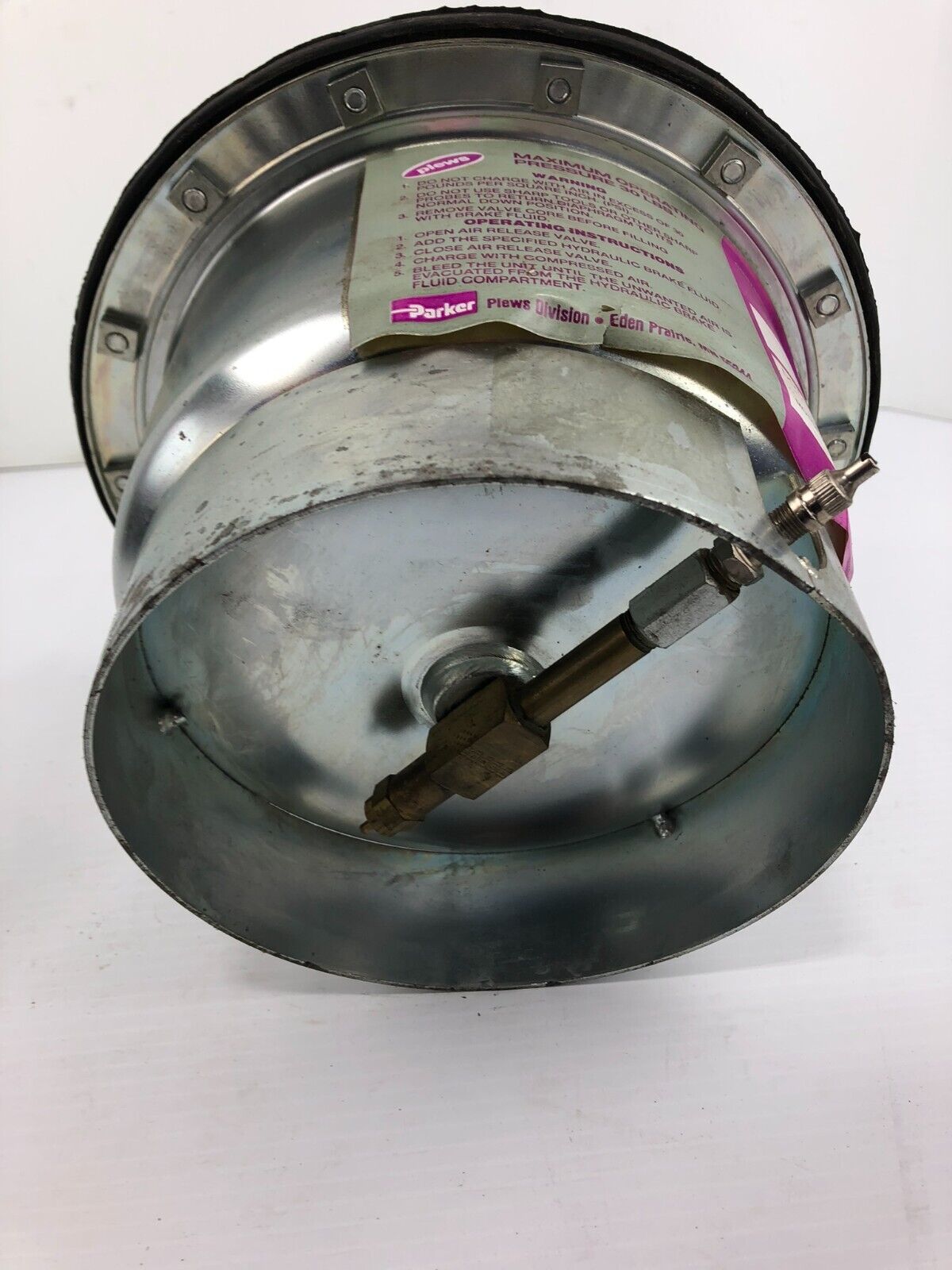 Parker Plews Heavy Trucking Trailer Brake Pressure Tester Gauge 30 Lbs.