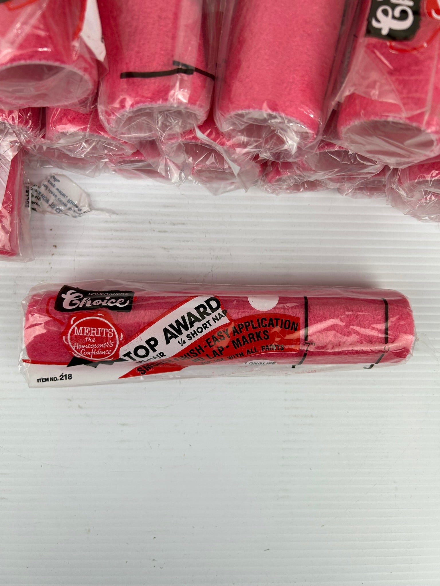 Merits 218 Short Hair 1/4" Short Nap Paint Roller - Lot of 32