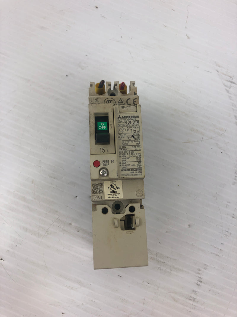 Mitsubishi NF50-SVFU215 Circuit Breaker 15A NF50-SVFU