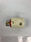 Leviton L16-20 Grounding Locking Plug 20A-480V-30