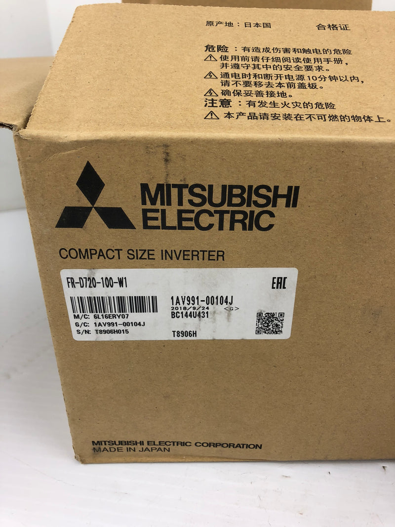 Mitsubishi FR-D720-100-W1 Inverter Drive Compact