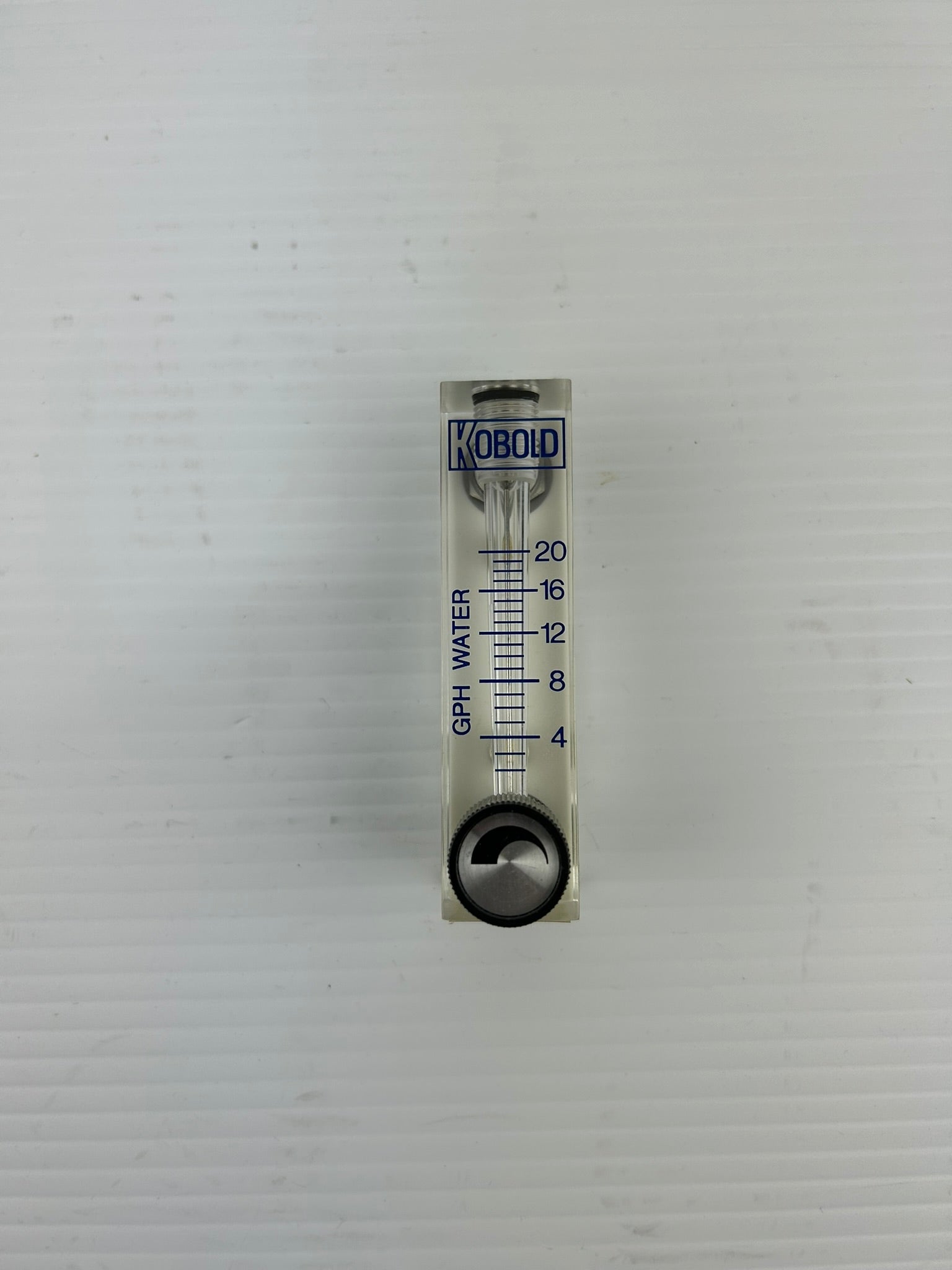 Kobold KFR-1221V2 Flow Meter Gauge 2-20 GPH Water