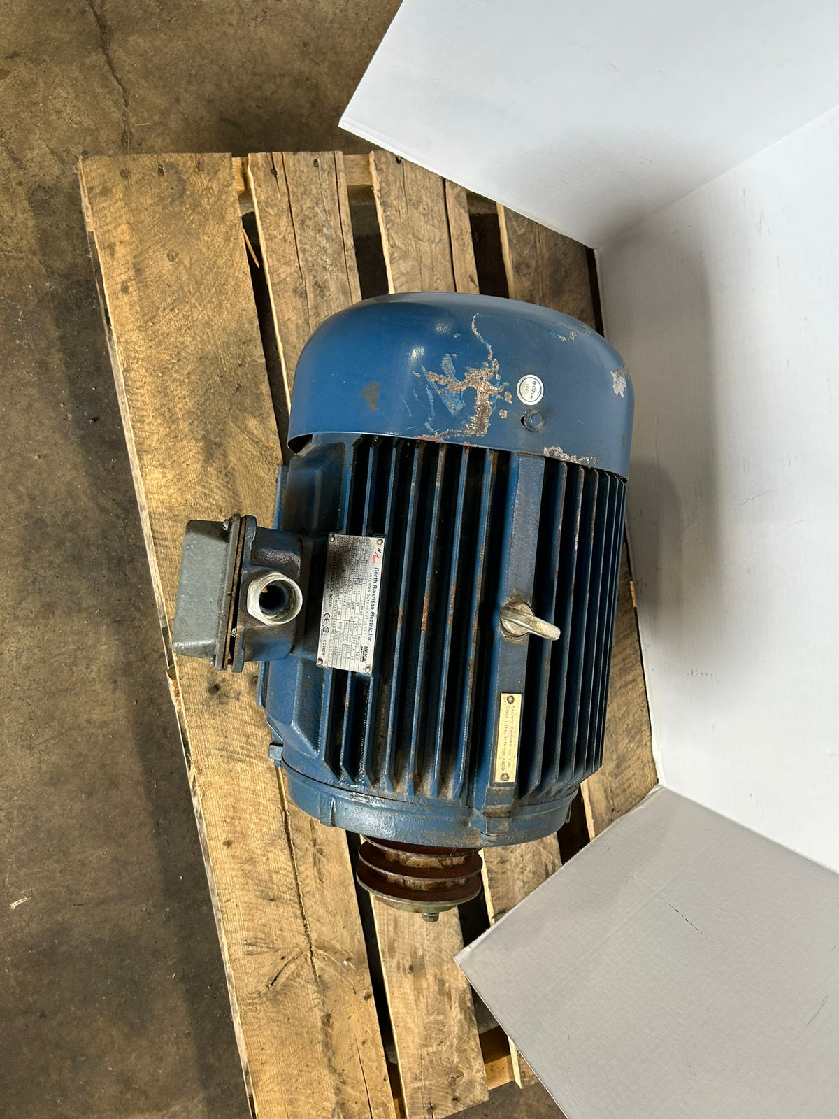 North American Electric PE215T-10-4 Motor 10 HP 1440/1750 RPM 20:1VT 10:1CT 215T