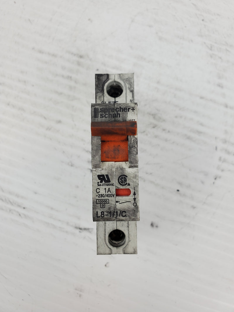 Sprecher+Schuh L8-1/1/C Series C Circuit Breaker 1A 230/400V