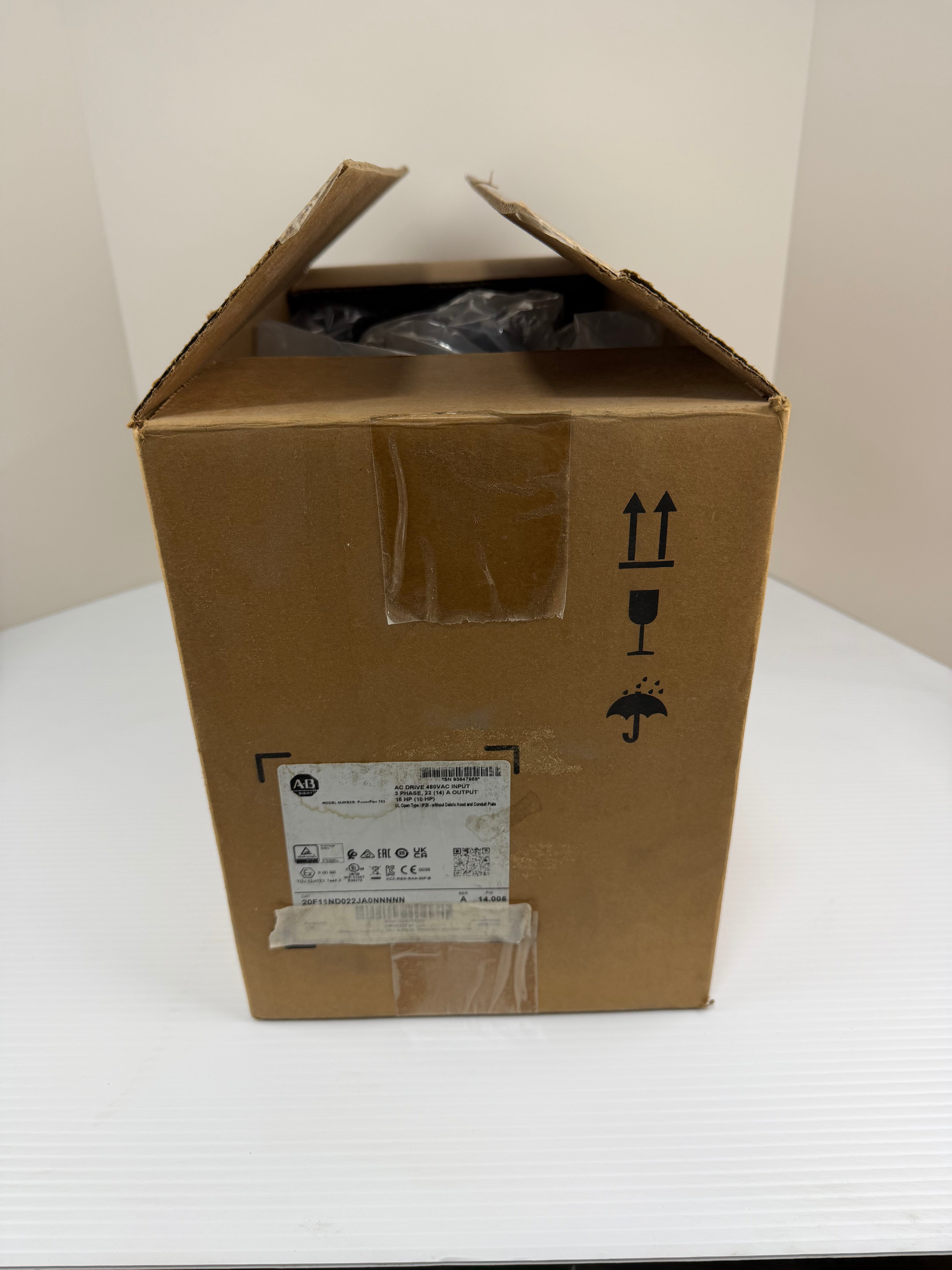 Allen Bradley PowerFlex 753 AC Drive 20F11ND022JA0NNNNN