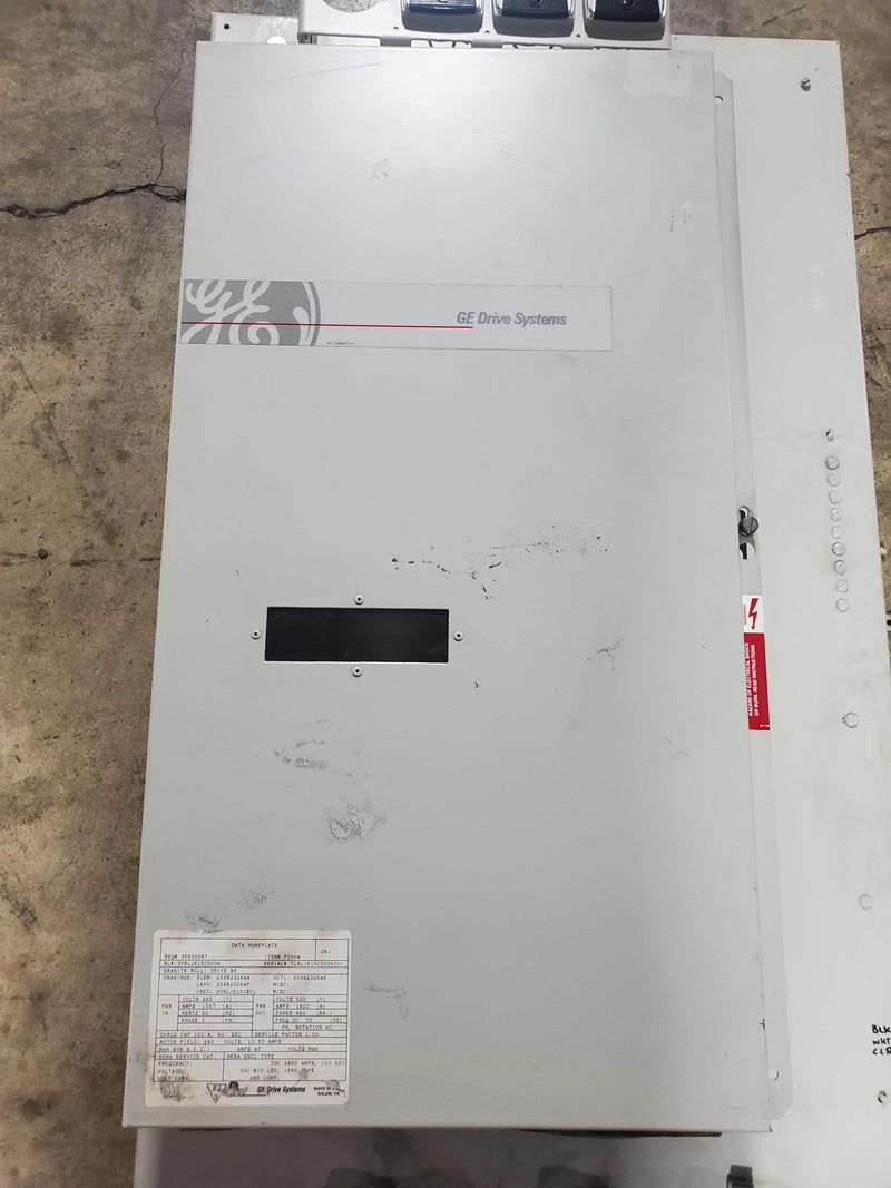 GE 3VRLJ615CD006 Drive Systems Empty Cabinet 35833087 PD004