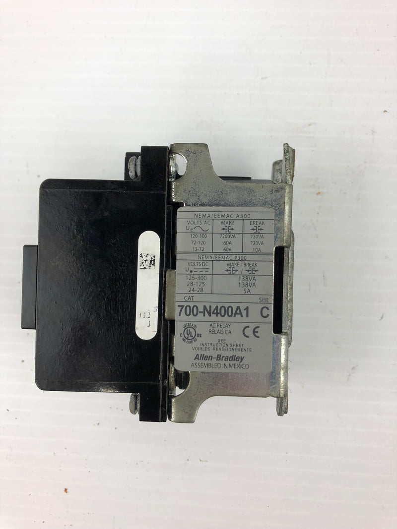 Allen-Bradley 700-N400A1 A/C Relay Series C