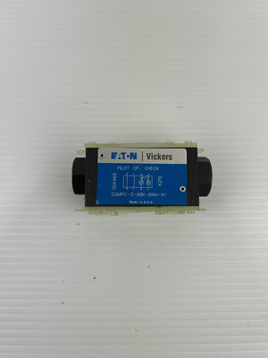 Eaton Vickers DGMPC-3-ABK-BAK-41 Pilot Operated Check Hydraulic Valve SystemStak