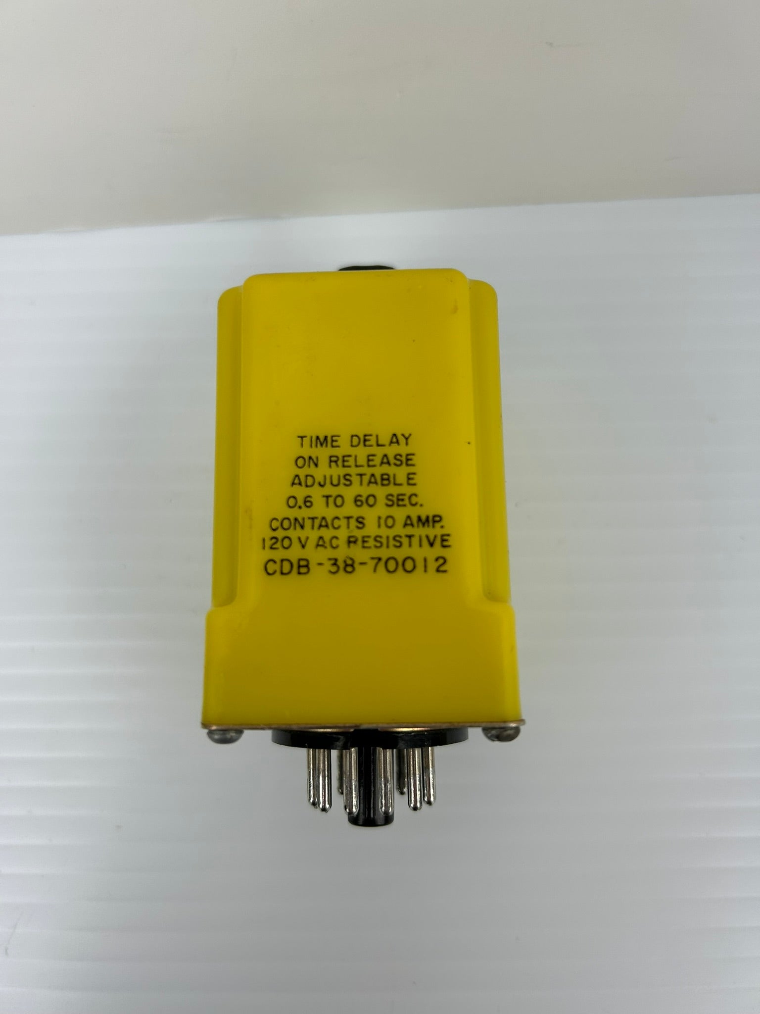 Potter & Brumfield CDB-38-70012 Time Delay Relay 0.6-60Sec 120VAC - Lot of 2