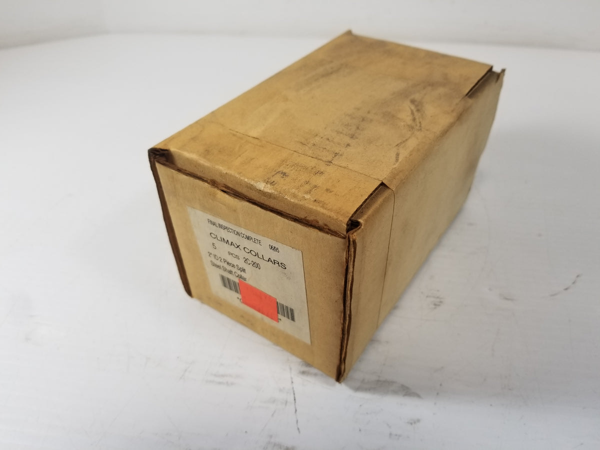 Climax Metals 2C-200 2-Piece Steel Shaft Collar 2" (Box of 5)