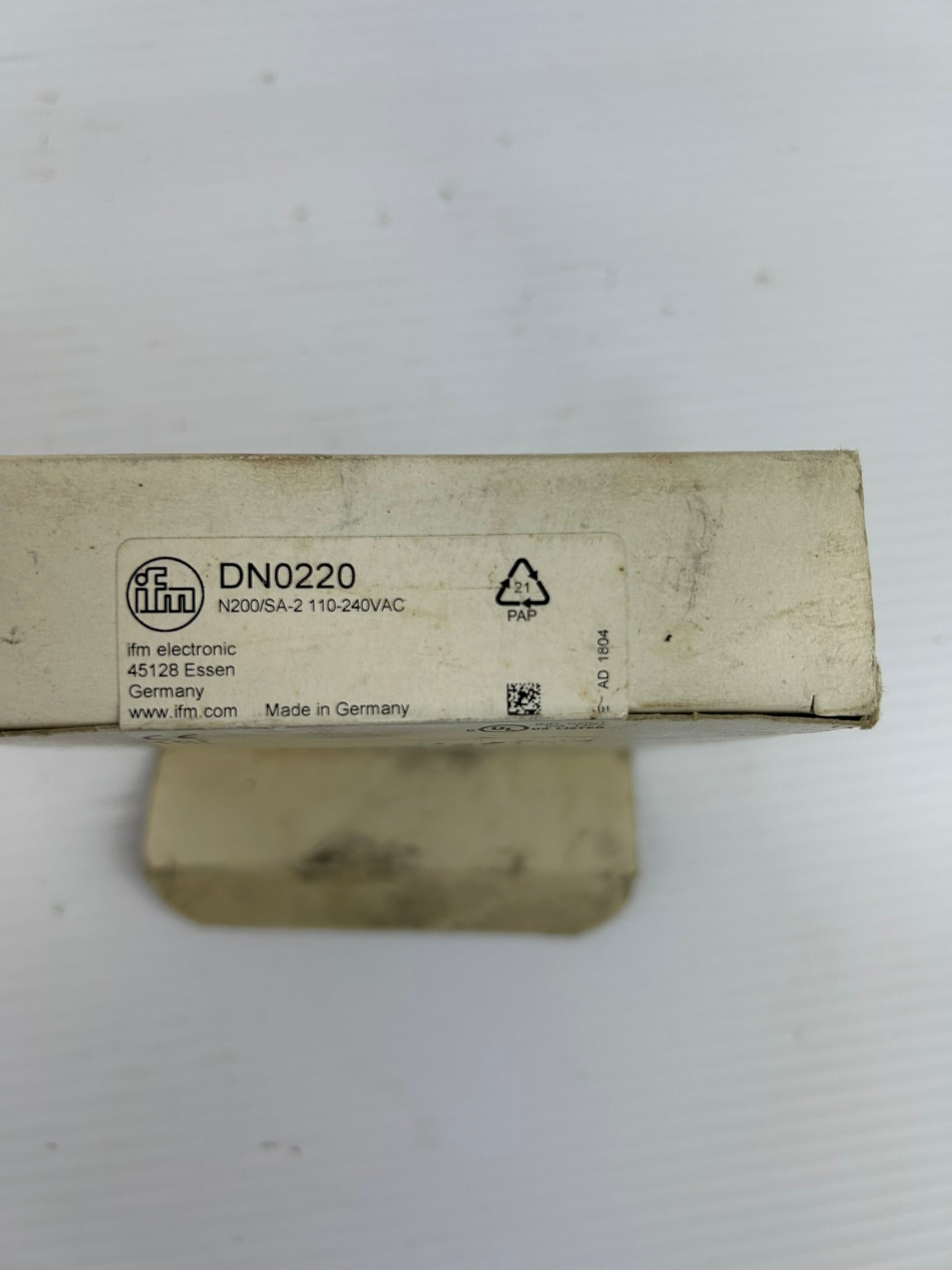 IFM DN0220 2-Channel Switching Amplifier N200/SA-2 110-240VAC PNP/NPN Relay