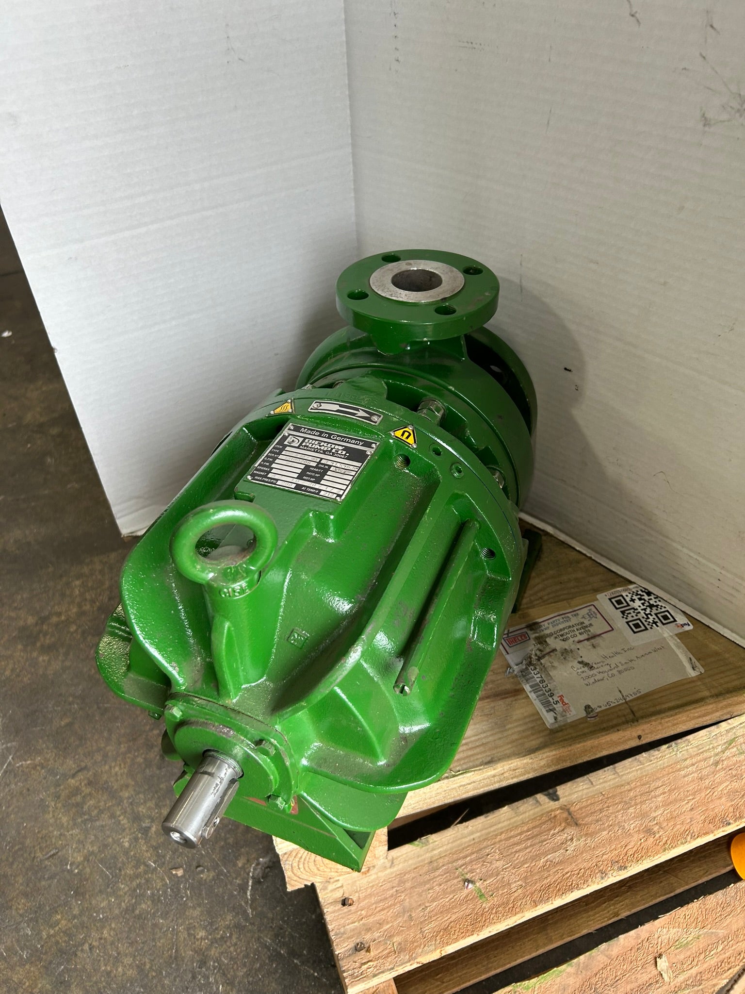 Dickow Pump Co. NMLh40/165 Pump 3"/1,5"/6,5" 290 PSI 6.1" Diameter