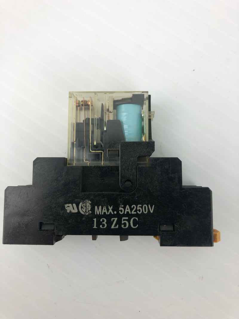 Omron G2R-2-SND Relay with Base 13Z5C