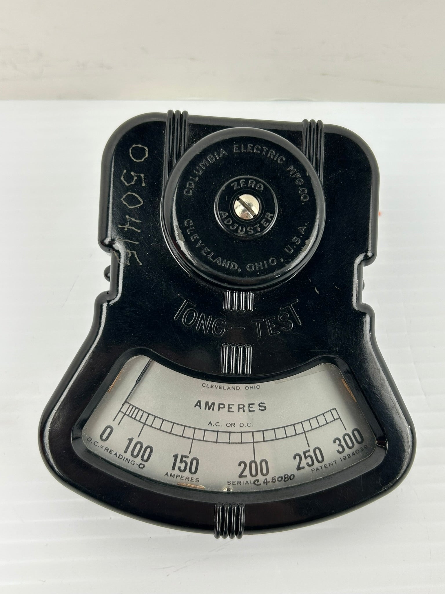 Vintage Columbia Electric 1924039 Tong Test 0-300A