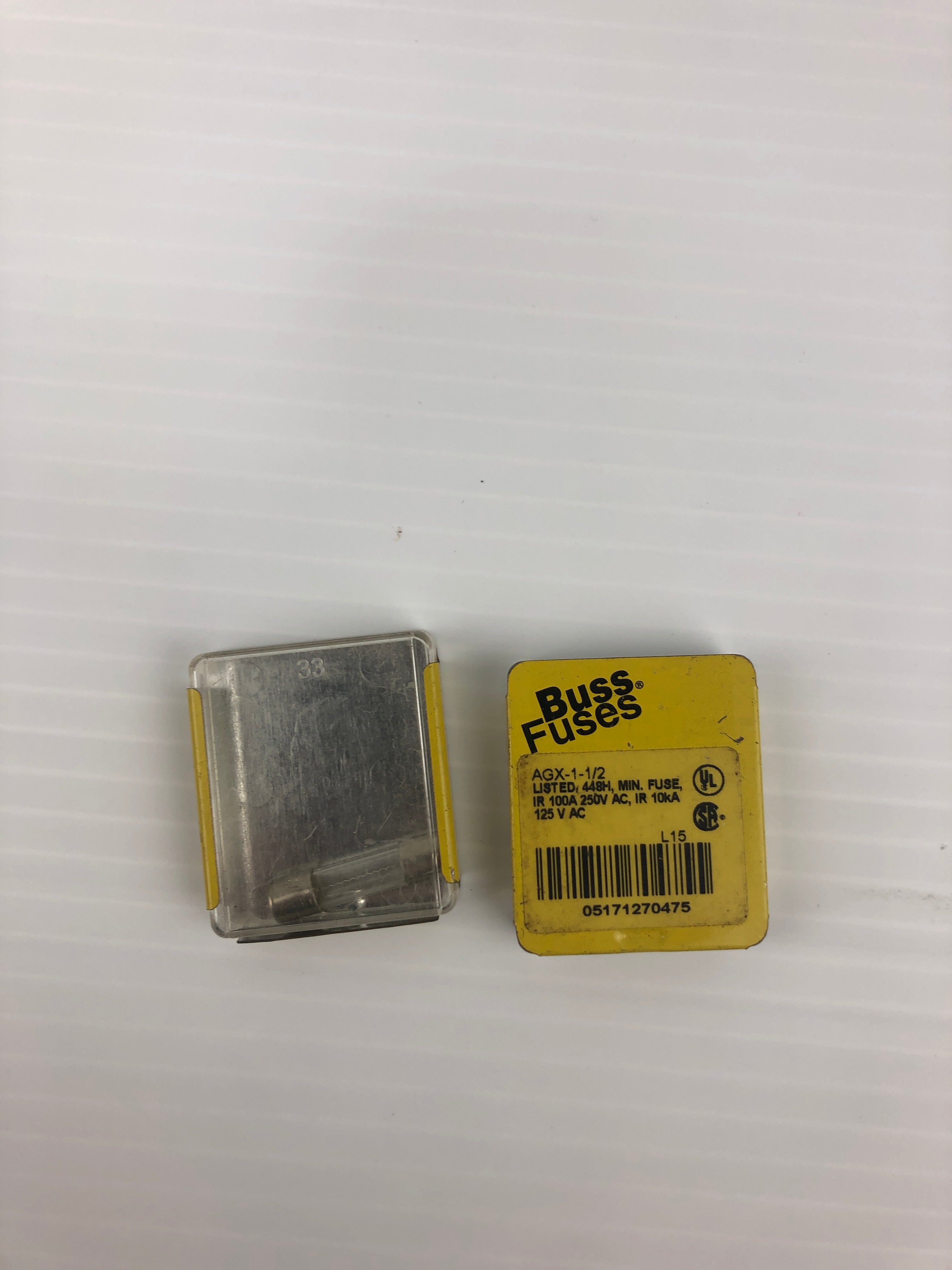 Buss Fuses AGX-1-1/2 Mini Fuse - Lot of 6