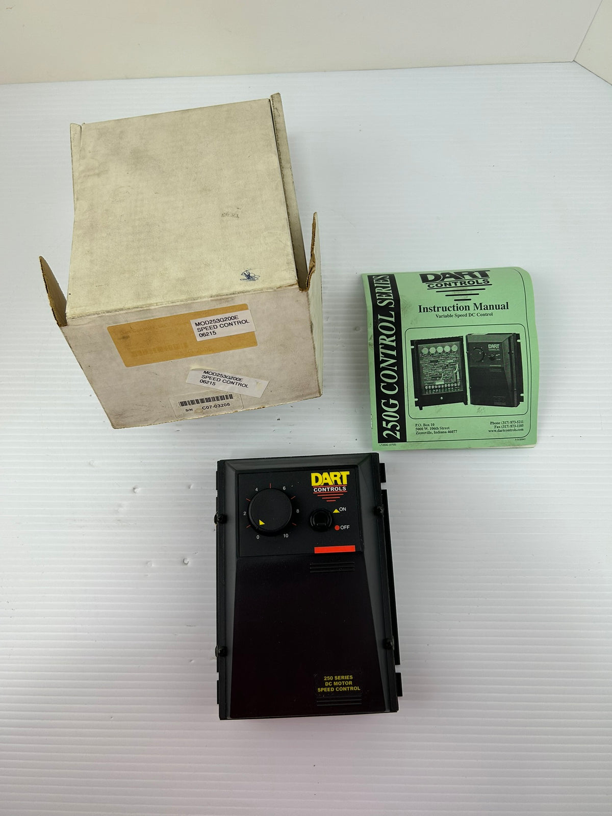Dart Controls 253G-200E DC Motor Speed Control 120/240VAC 90/180VDC 2HP