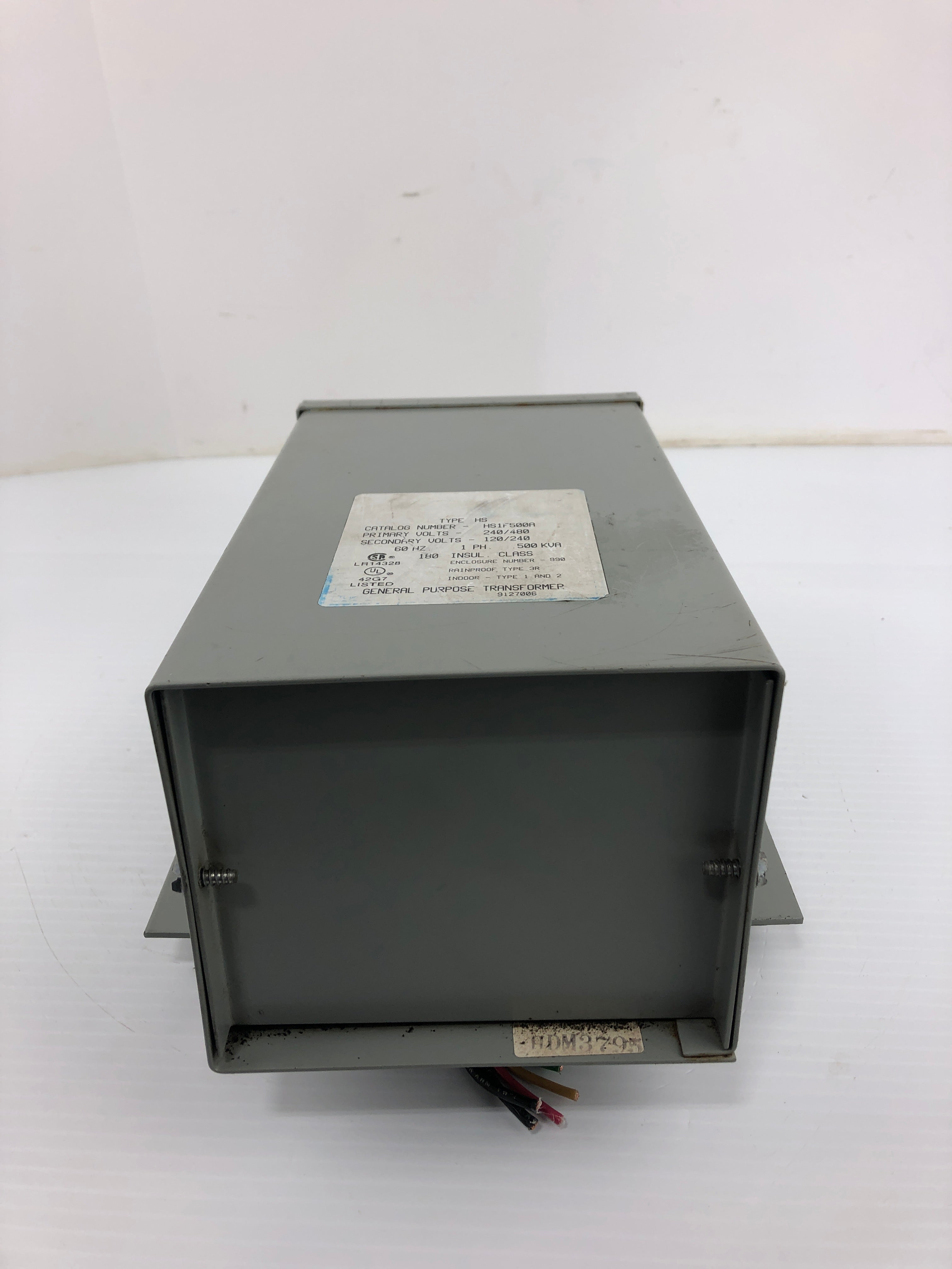 Hevi-Duty HS1F500A General Purpose Transformer Type HS 0.5kVA 240/480V 1PH