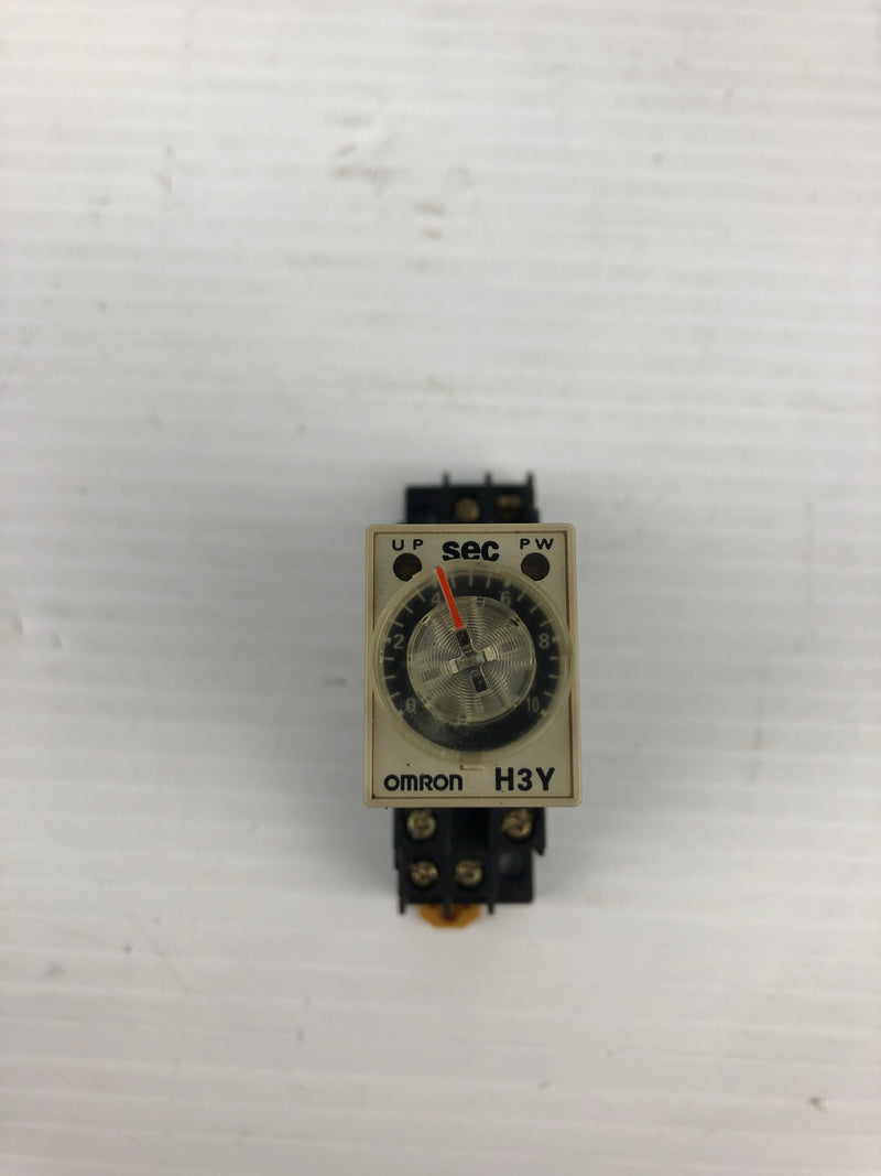 Omron H3Y-2 Timer with Base 3077W2