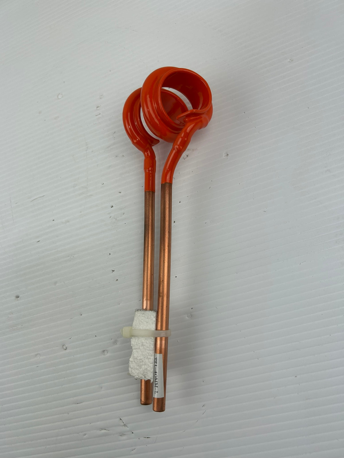 High Frequency Copper Tube Induction Heating Coil for Welding TT1-40MM-L Orange