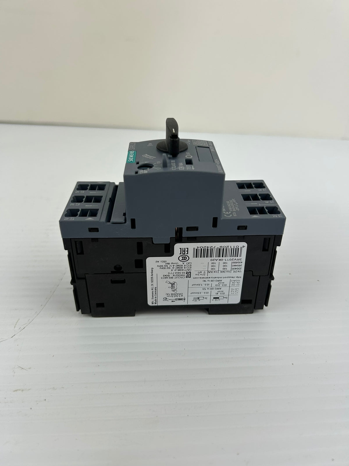 Siemens 3RV2011-0KA20 Circuit Breaker 0.9-1.25A