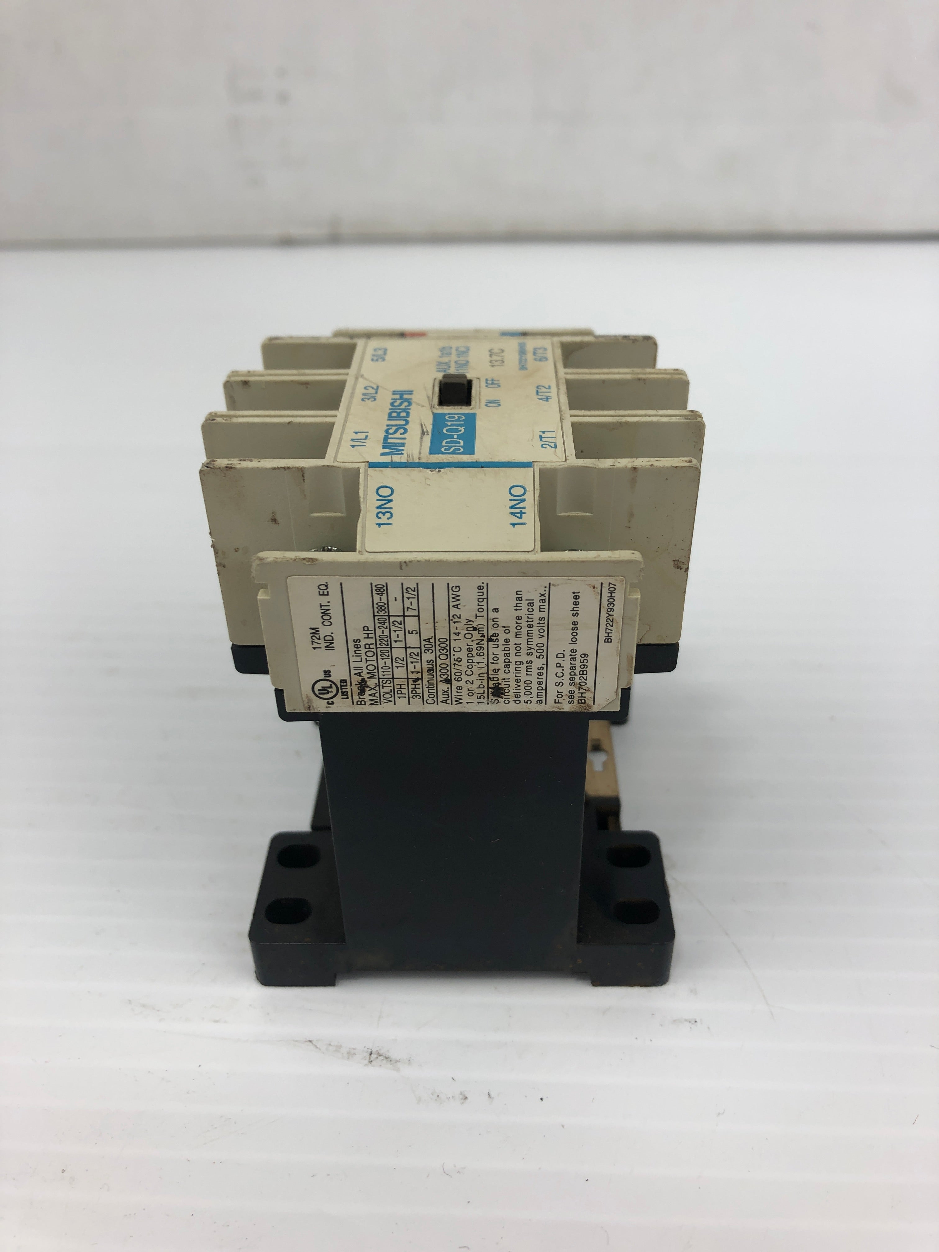 Mitsubishi SD-Q19 Magnetic Contactor BH722Y989H05