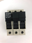 Allen-Bradley 1492-FB3C30-L Fuse Holder Ser. B 600V 30A 3P - Lot of 2