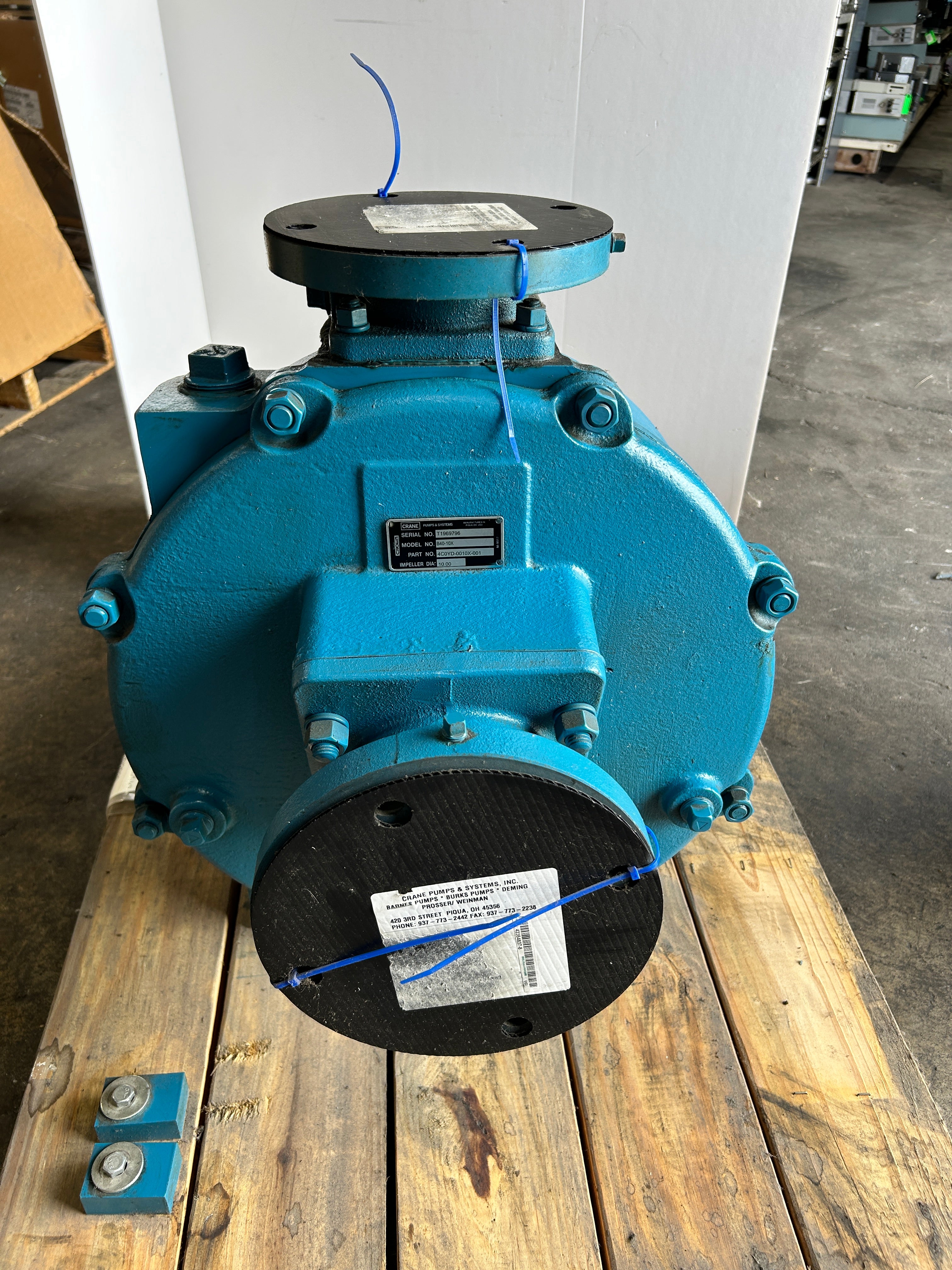 Crane Pumps Crown B40-10X End Suction Centrifugal Pump 4COYD-0010X-001