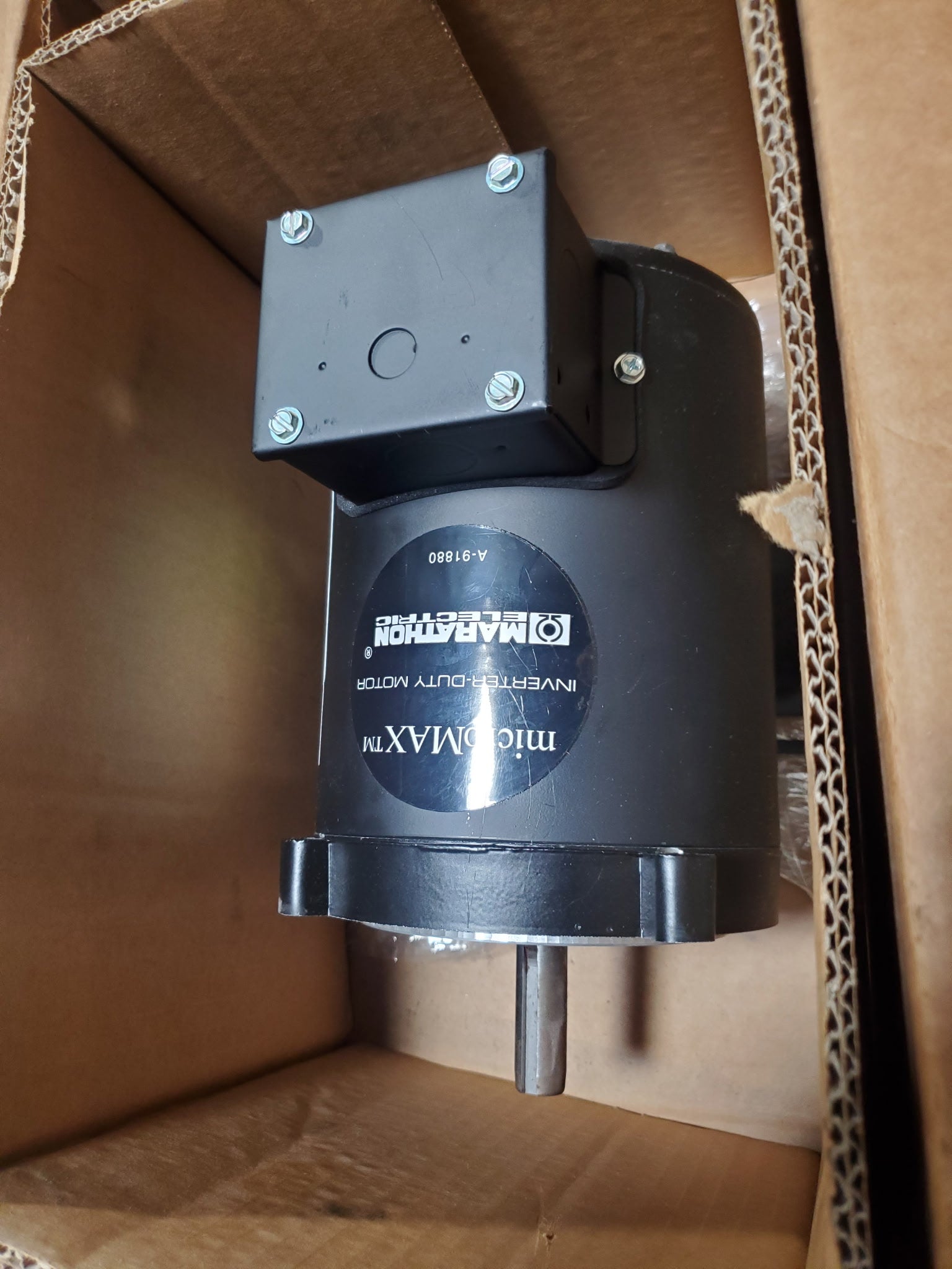 Marathon 56H17T2017A MicroMax Electric Motor 1725 RPM 0.5 HP 3 PH 56C Frame