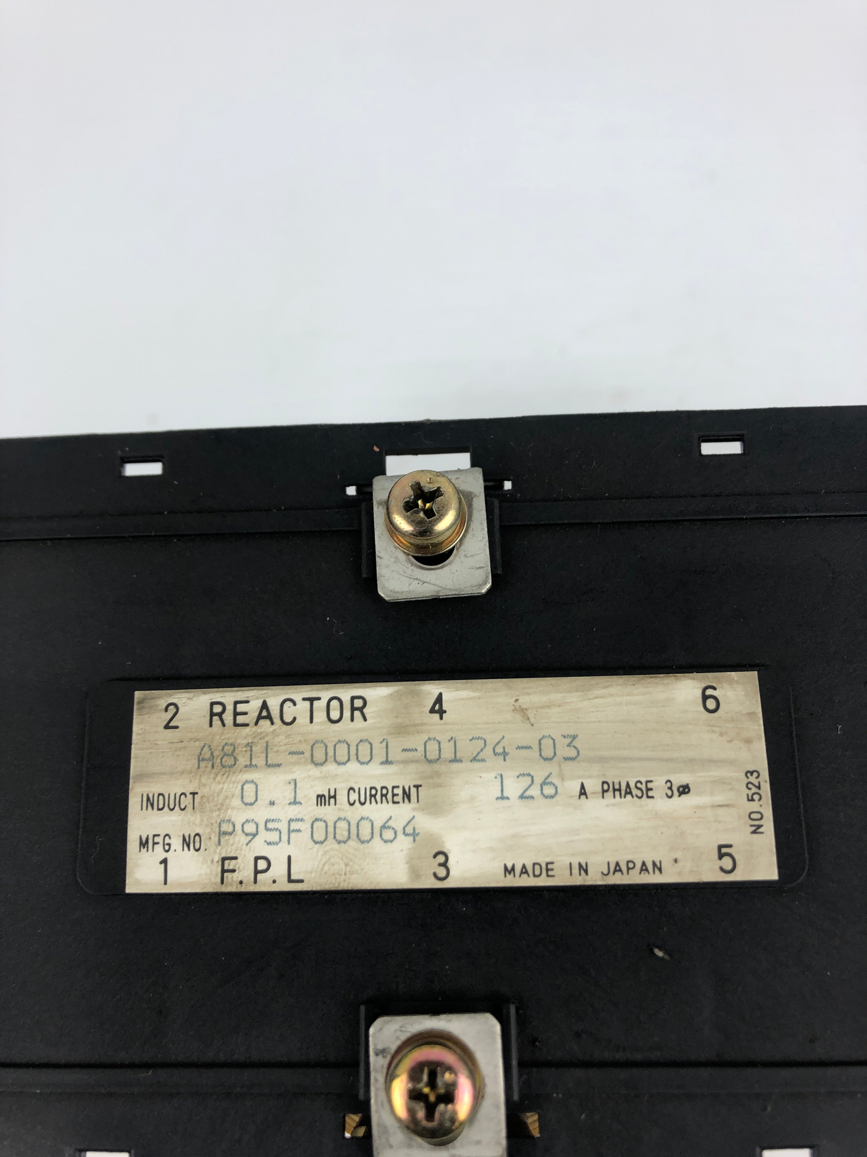 Fanuc A81L-0001-0124-03 Transformer Reactor 3 Phase