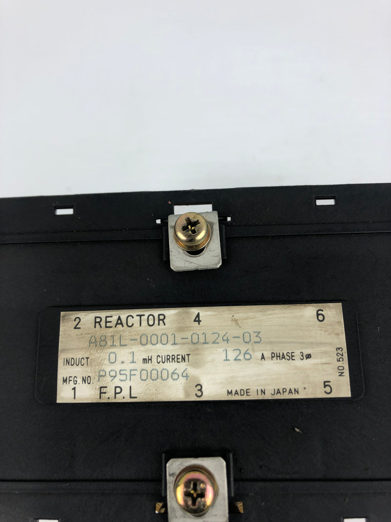 Fanuc A8IL-0001-0124-03 Transformer Reactor 3 Phase