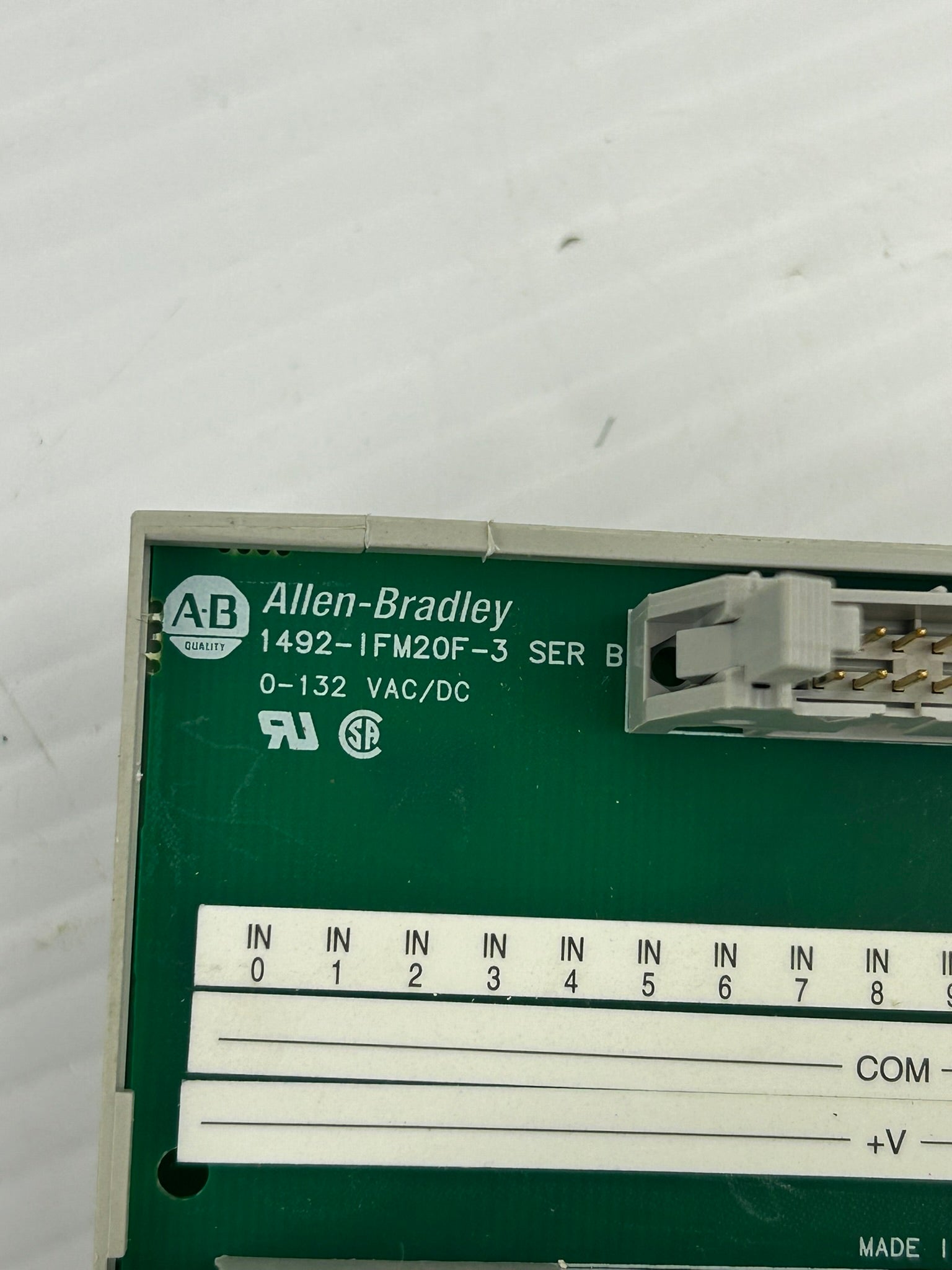 Allen Bradley 1492-IFM20F-3 Digital Input Breakout Module Series B