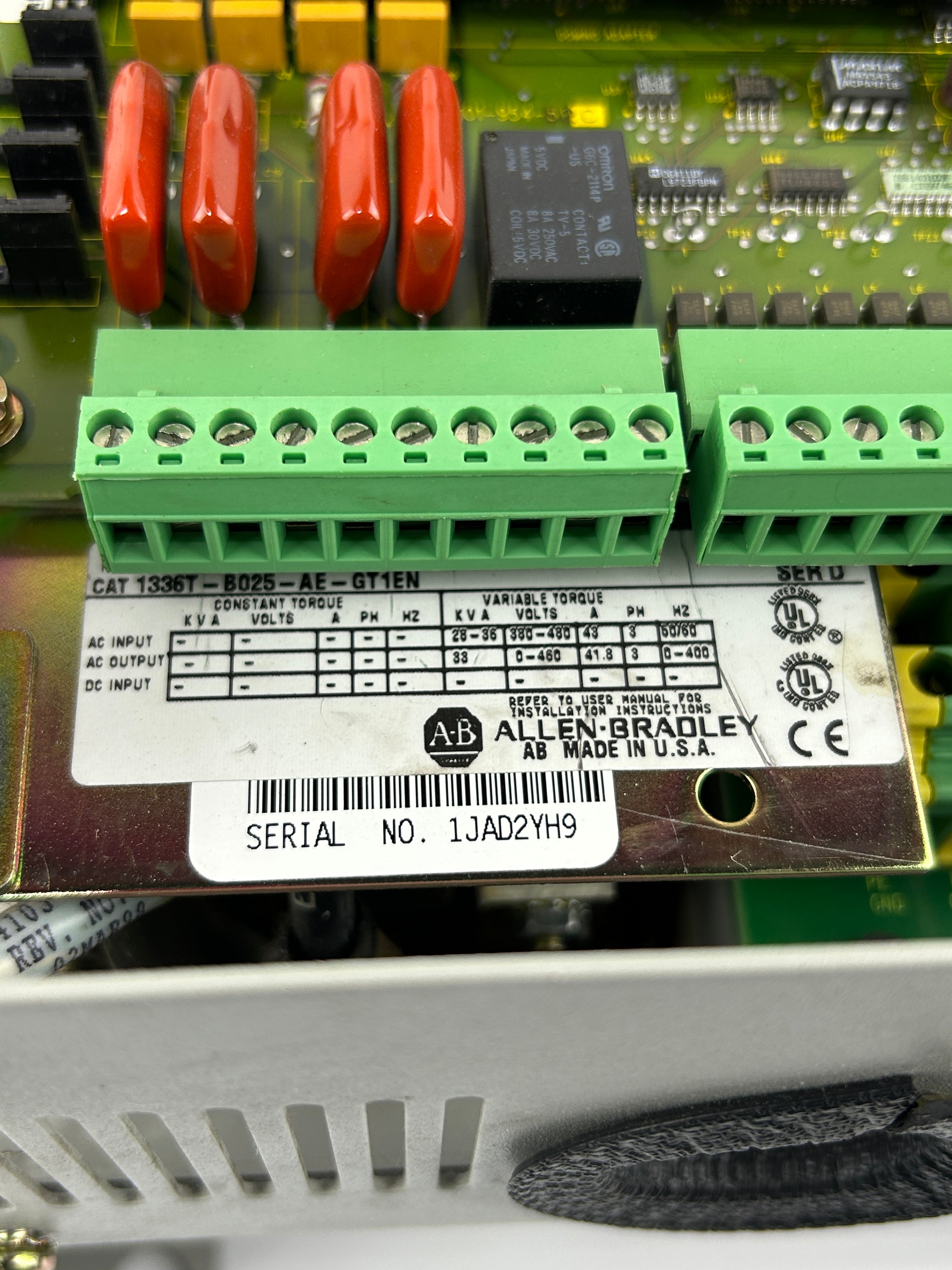 Allen-Bradley 1336T-B025-AE-GT1EN 1336 Force Drive Series D