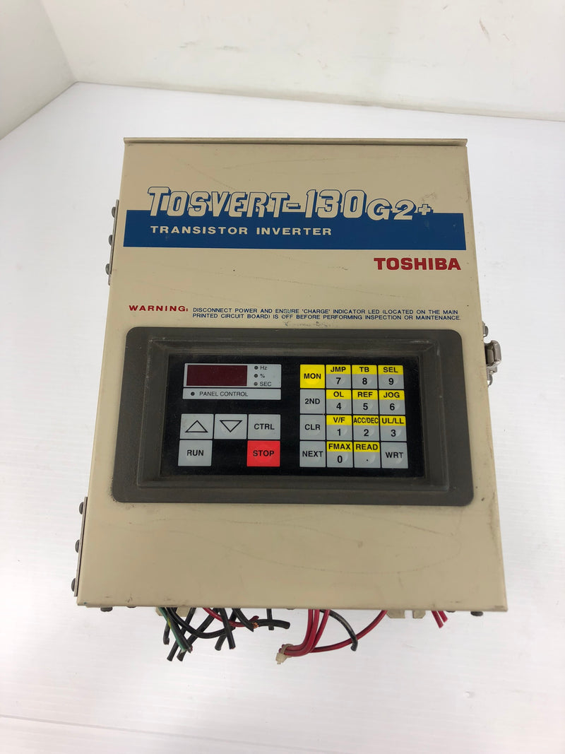 Toshiba VT130G2+4055 Transistor Inverter Tosvert-130G2+ 5.5KVA 5HP