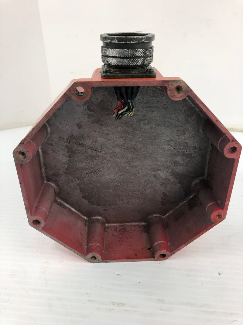 Fanuc A290-0501-X041 Servo Motor End Cover Cap Housing Red