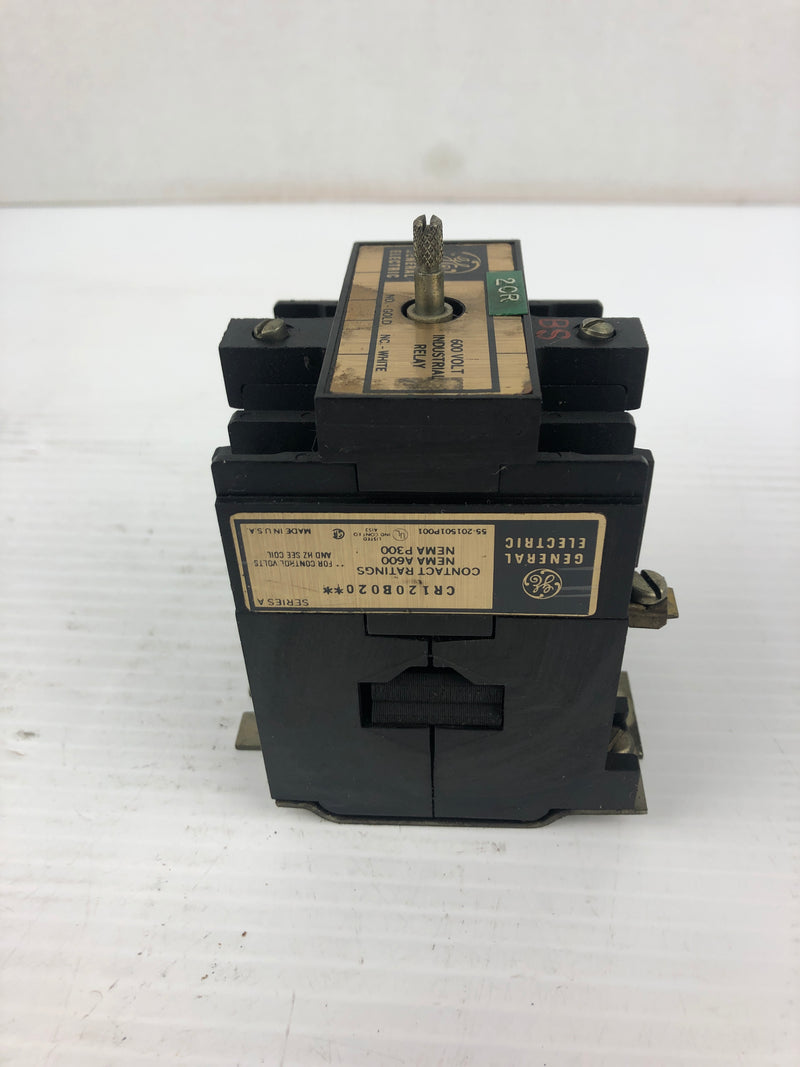 General Electric CR120B020** Industrial Relay Series A