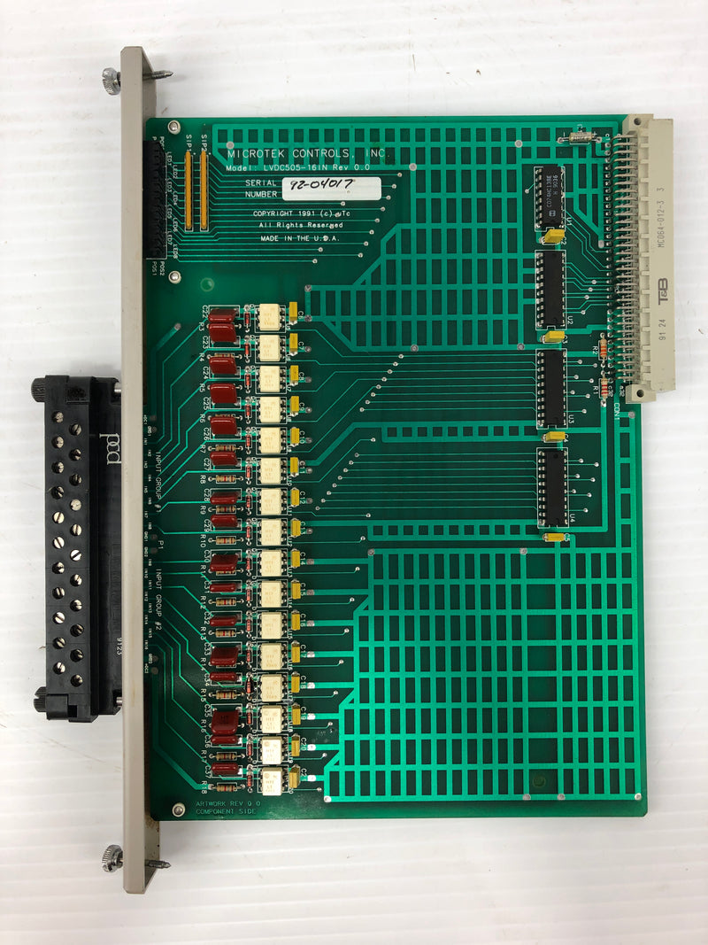 Microtek Controls Inc. LVDC505-16IN LVDC/TTL Input Module