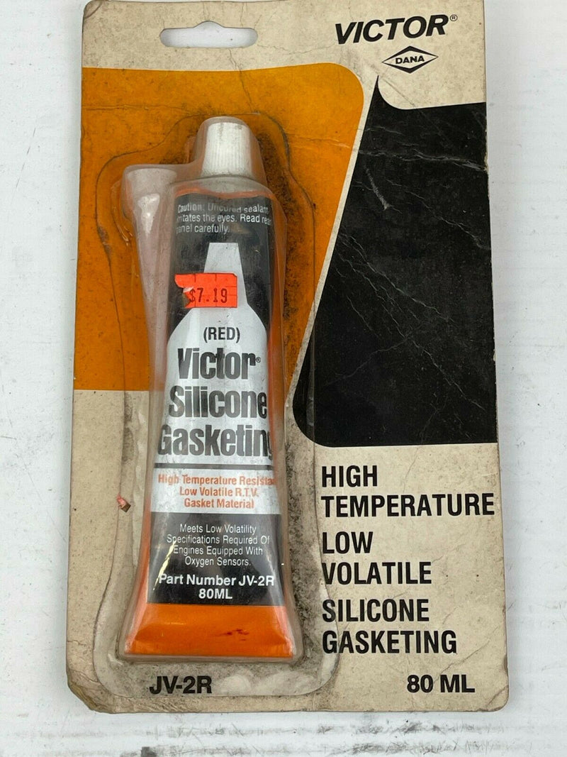 Victor Dana High Temperature Low Volatile Silicone Gasketing JV-2R 80ML