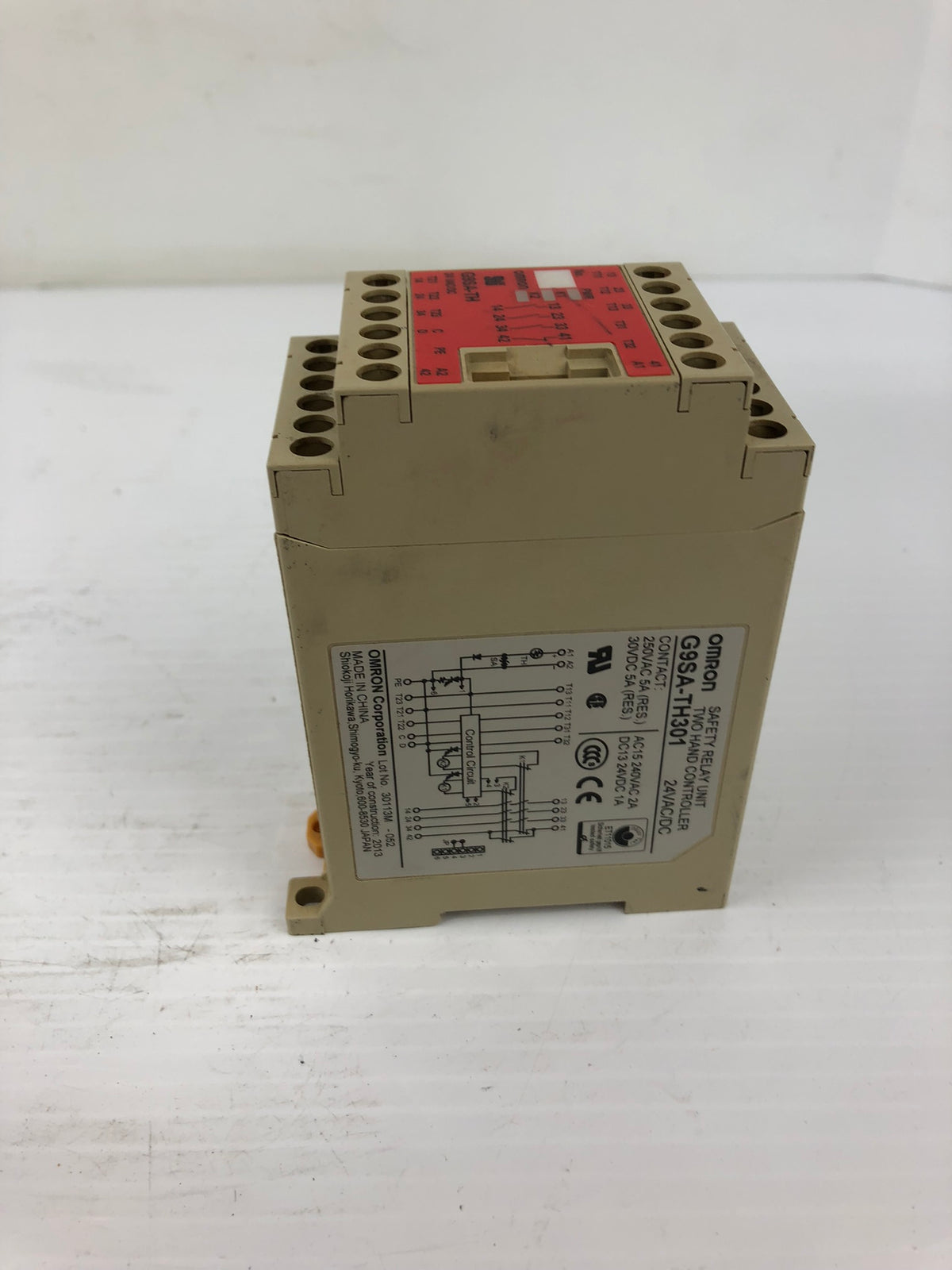 Th301 Omron G9SA-TH301 Safety Relay Unit Two Hand Controller