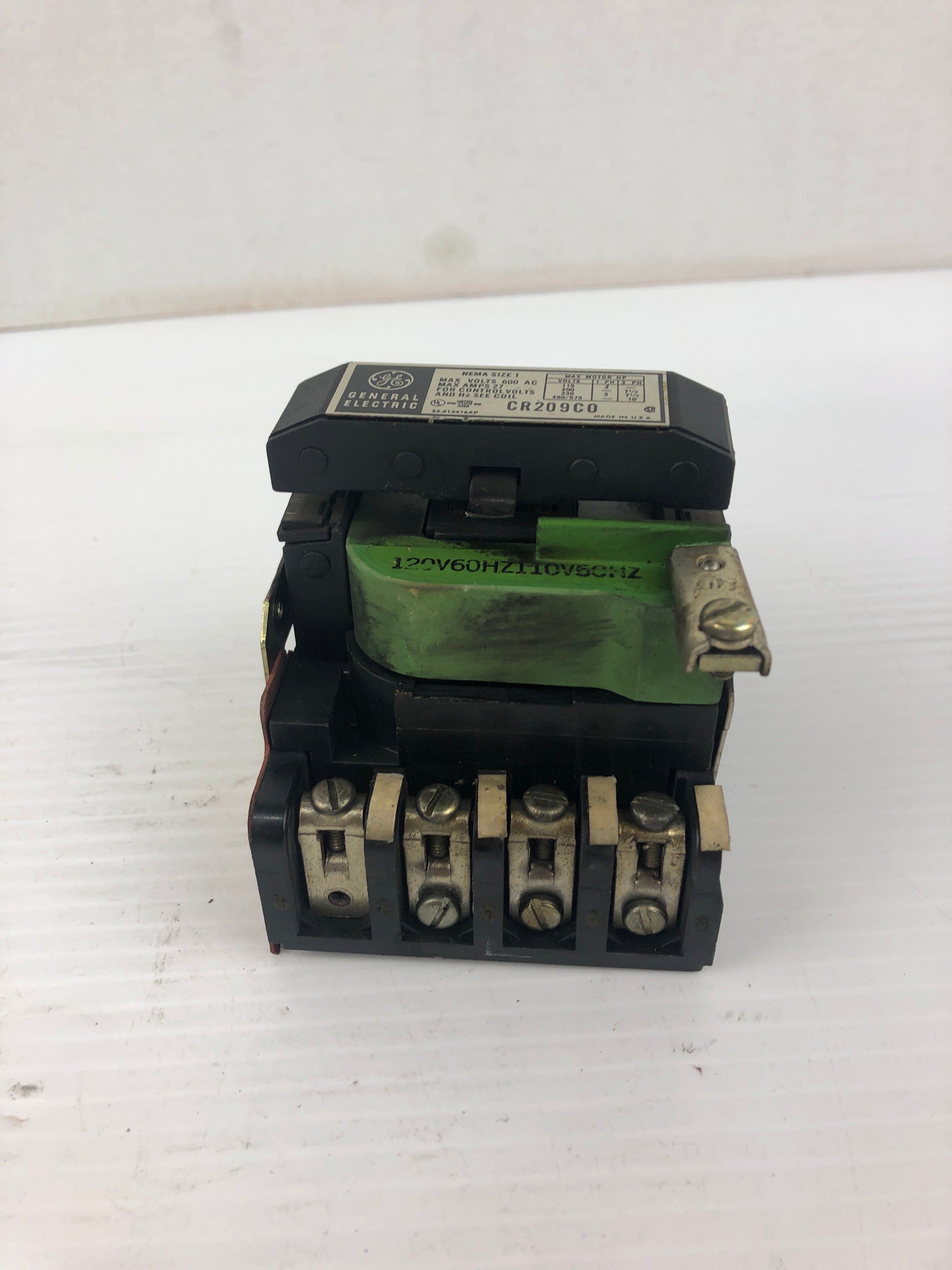 General Electric CR209C0 Motor Starter Size 1 600VAC 27A