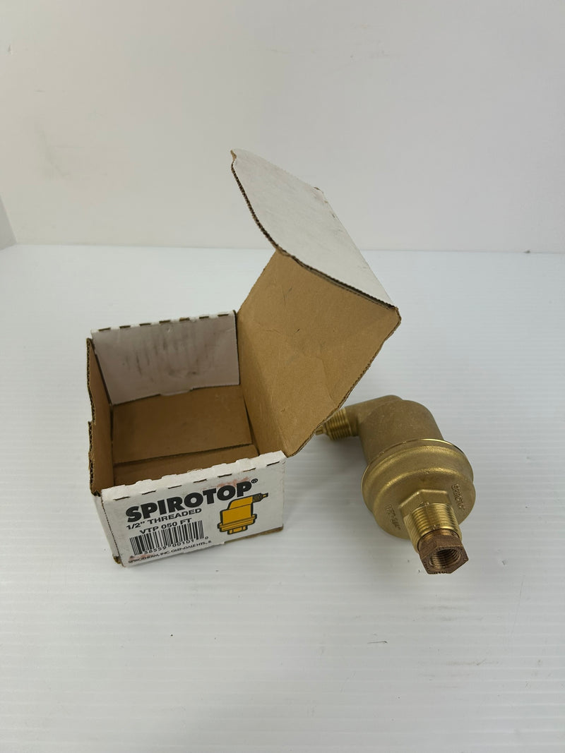 Spirotop VTP 050 FT 1/2"-3/4" Threaded Quick Release Valve