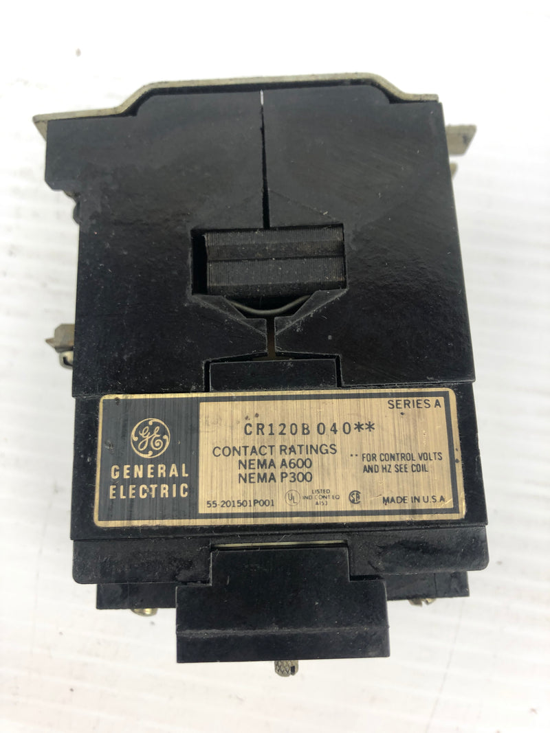 General Electric CR120B040** Industrial Relay Series A